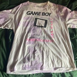 Game boy tie dye t-shirt